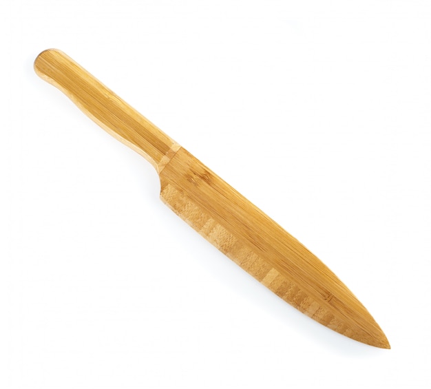 Cuchillo en madera de bambu