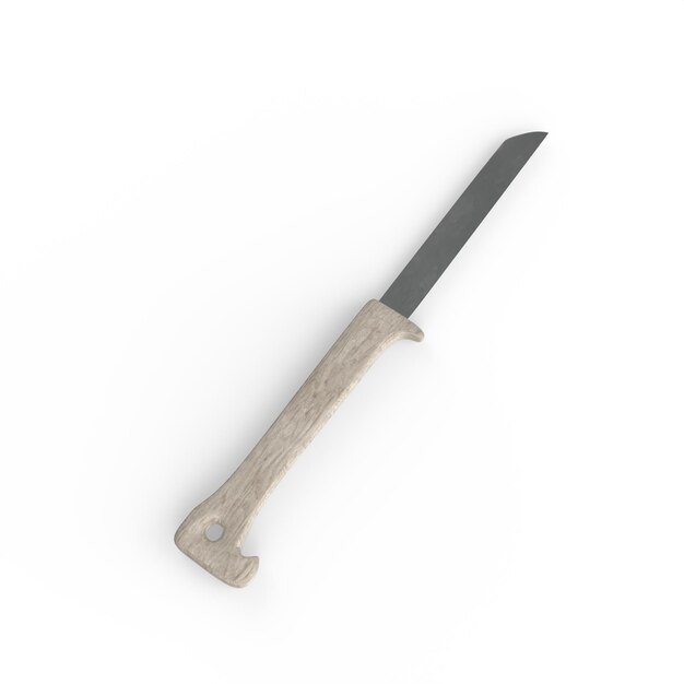 cuchillo modelado 3d