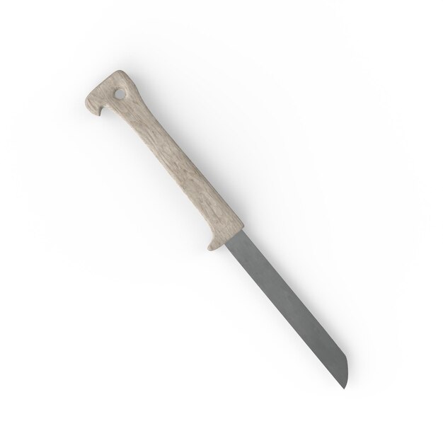 cuchillo modelado 3d