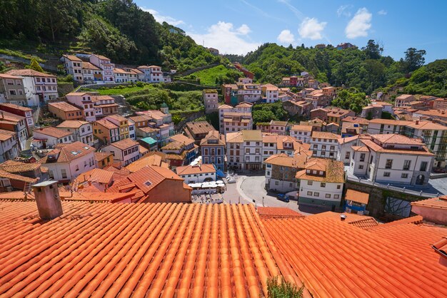 Cudillero aldeia nas Astúrias Espanha