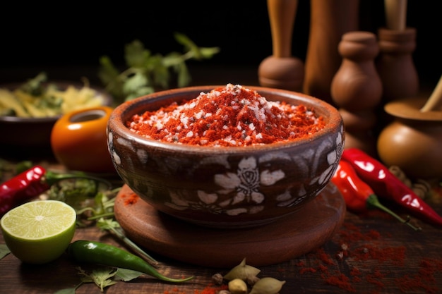 Cuenco de condimentos de salsa aromática Generar ai