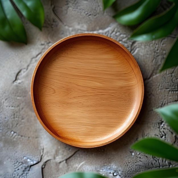 Un cuenco de madera con una tapa de madera en una mesa