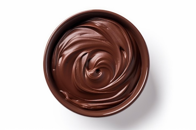Cuenco de pasta de chocolate Generate Ai