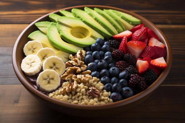 Cuencos para el desayuno ricos en nutrientes