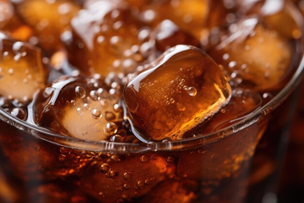 Foto las cuentas de humedad se aferran al exterior de un vaso enfriado enfatizando la naturaleza refrescante del