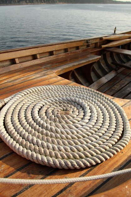 cuerda en el barco