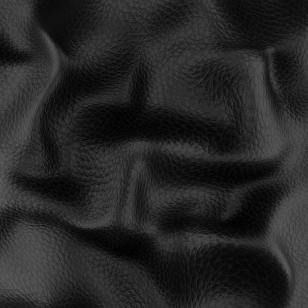 Foto cuero abstracto negro para fondo de patrón de textura y plantilla