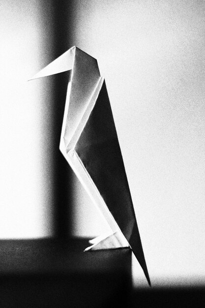 El cuervo de papel del origami
