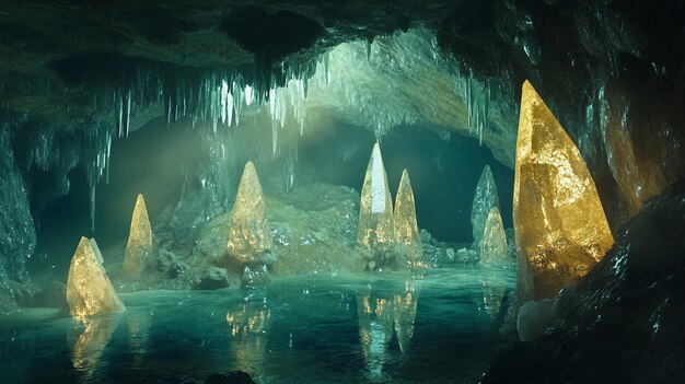 una cueva con una cueva en una cueva como cueva con un cueva como caverna en el fondo
