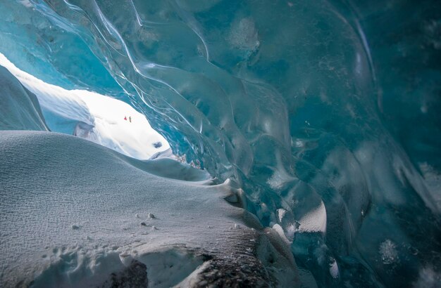 Cueva de hielo en Islandia