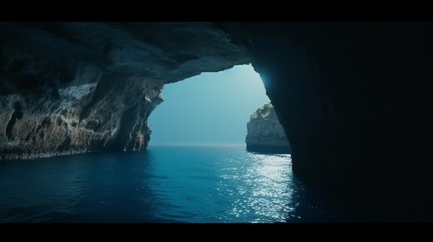 La cueva del mar en el mar.