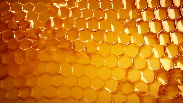 Foto cueva de miel con miel profundidad poco profunda del campo textura de cova de miel