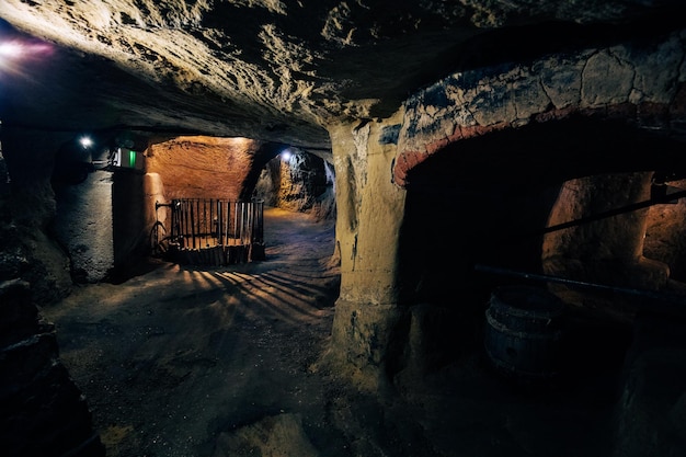 Cuevas subterráneas Castle Rock Nottingham Inglaterra