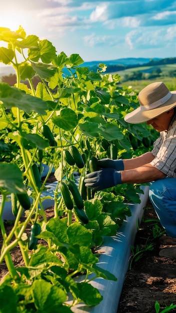 Cuidado de los pepinos