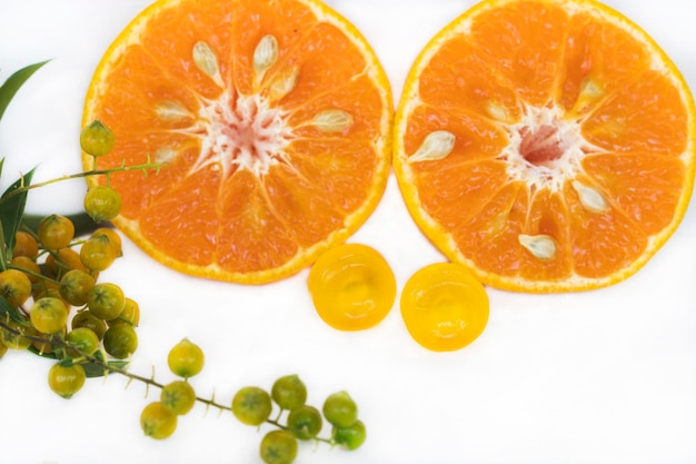 cuidado de la salud de las pastillas para el dolor de garganta extracto de frutas naranja