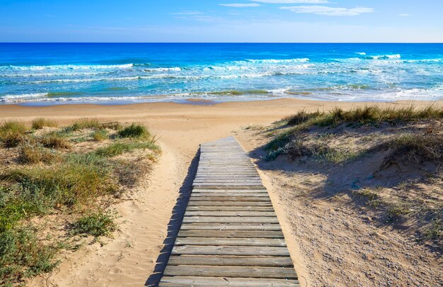 Cullera dosel playa mediterránea valencia