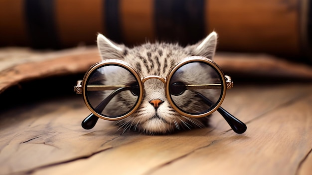Óculos bonitos e elegantes de gato