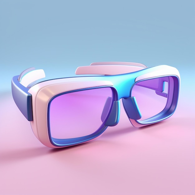 Óculos de sol 3d de desenho animado