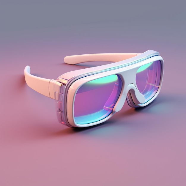 Óculos de sol 3d de desenho animado