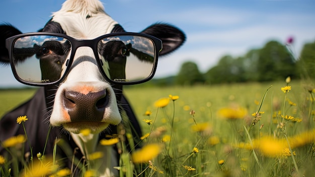 Óculos para vacas agrícolas