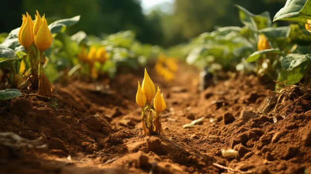 Foto cultivando fondo de pantalla hd 8k imagen fotográfica de archivo