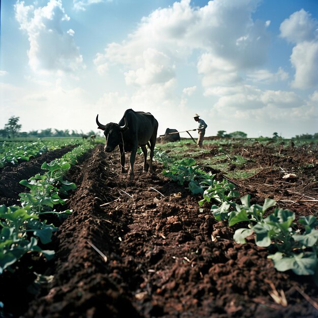 El cultivo de los campos rurales