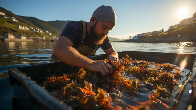 Cultivo sostenible de algas marinas