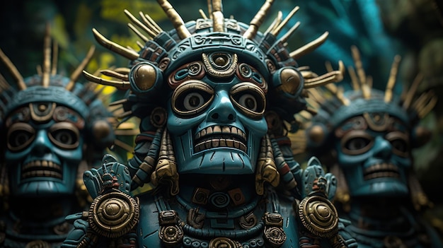 Culto asteca da morte Tlaloc Omeyocan Mictlan e Chichihuacuauhco