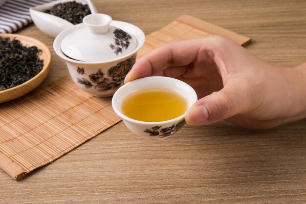 Cultura del té Oolong Da Hong Pao