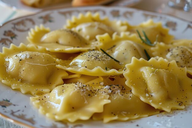 Foto culurgiones uma autêntica receita sarda para um deleite gastronômico na culinária italiana