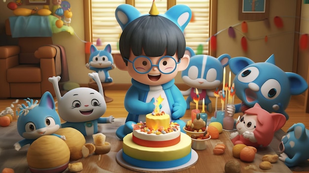 ▷ Cumpleaños infantiles de DORAEMON