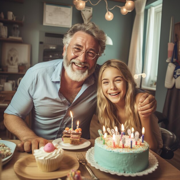 cumpleaños en la familia