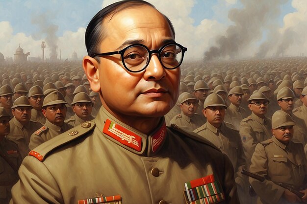 Foto el cumpleaños de netaji subhash chandra bose