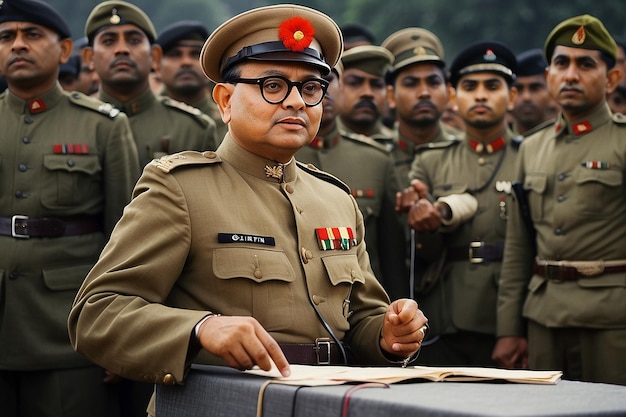 Foto el cumpleaños de netaji subhash chandra bose