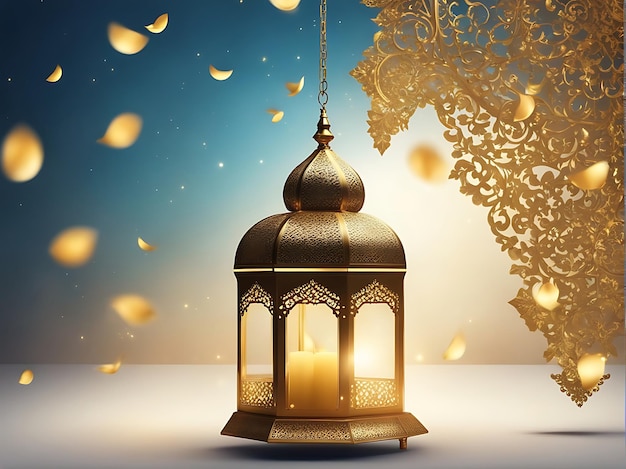 El cumpleaños del Profeta Muhammad iluminado con luces familiares felicidad y deliciosas fiestas