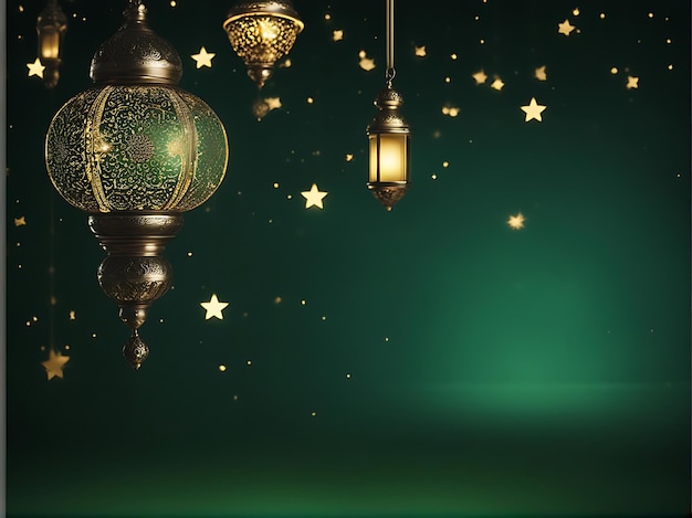 El cumpleaños del Profeta Muhammad iluminado con luces familiares felicidad y deliciosas fiestas