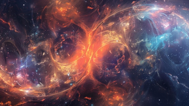 un cúmulo de estrellas se muestra en esta imagen de una galaxia