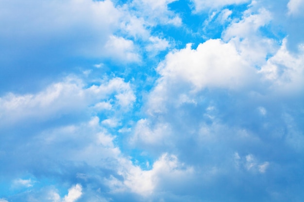 Cumulus cloudscape