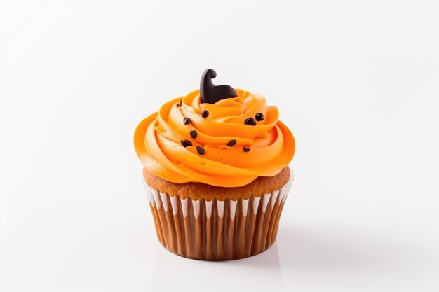 Cupcake Calabaza Jack o Lantern