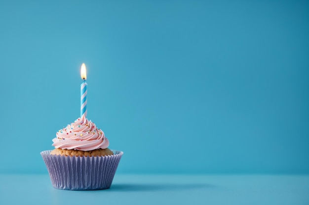 cupcake de aniversário