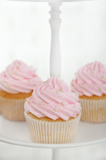 Cupcake delicioso, closeup