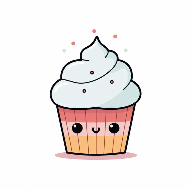 Foto cupcake-vektor