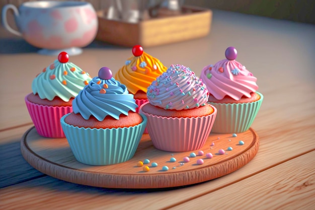 Foto cupcakes bunt