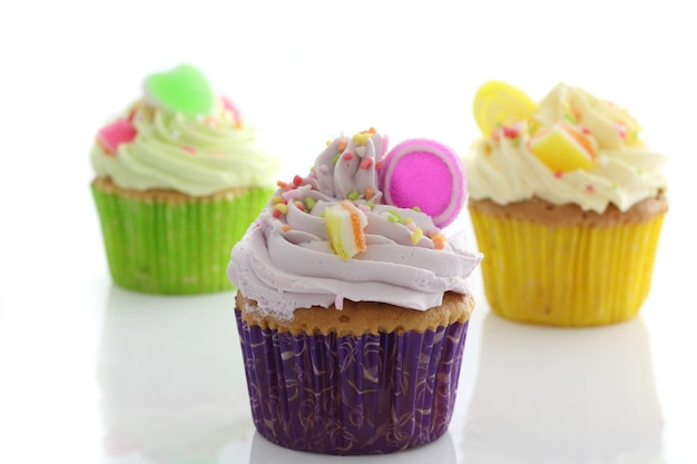 Cupcakes de colores