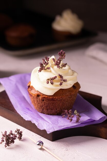 Cupcakes de chocolate caseiros