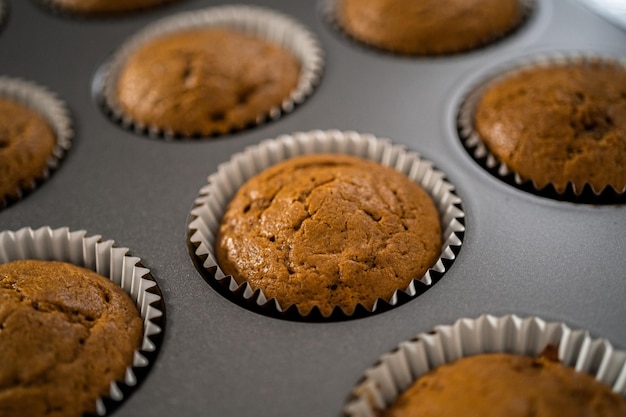 Cupcakes de gengibre