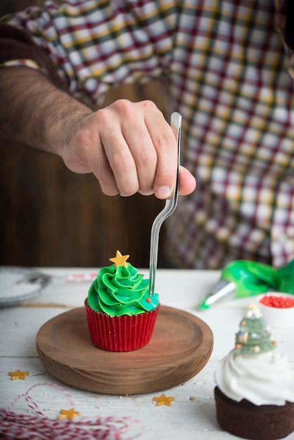 Cupcakes für Weihnachten