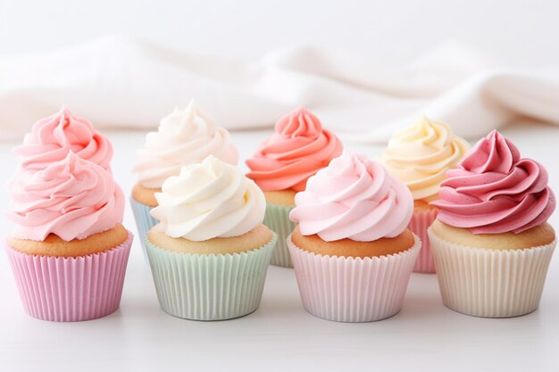 Foto cupcakes mit creme hd k tapeten grafisches bild