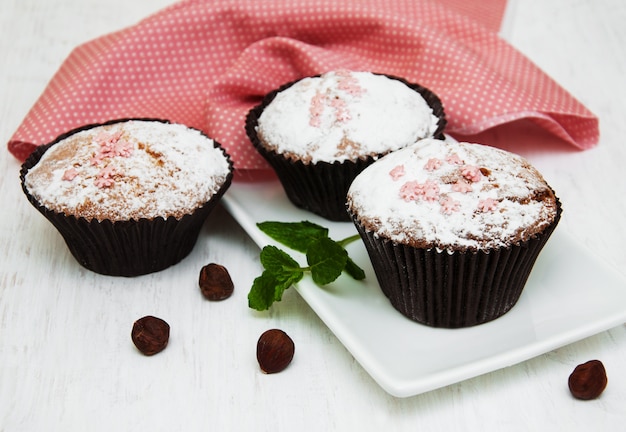 Cupcakes y nueces