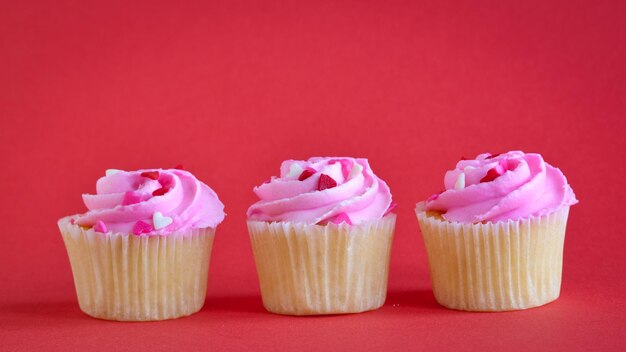 Cupcakes de San Valentín.